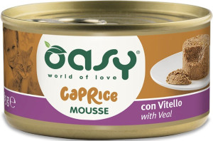 OASY Kot Mousse - z cielęciną 85g (puszka)