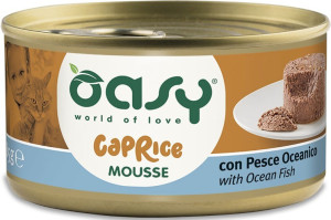 OASY Kot Mousse - z rybami oceanicznymi 85g (puszka)