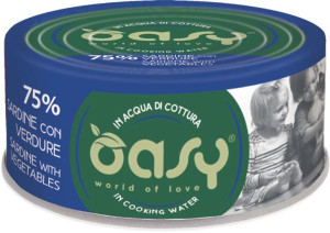 OASY Kot Sardynki z warzywami 70g (puszka)