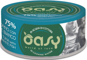 OASY Kot Tuńczyk z białą rybą 70g (puszka)