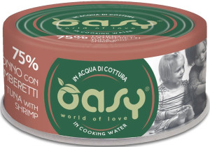 OASY Kot Tuńczyk z krewetkami 70g (puszka)