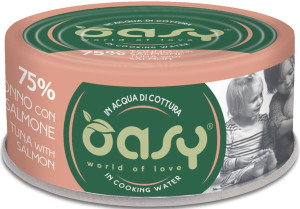 OASY Kot Tuńczyk z łososiem 70g (puszka)