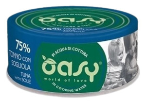OASY Kot Tuńczyk z solą 70g (puszka)