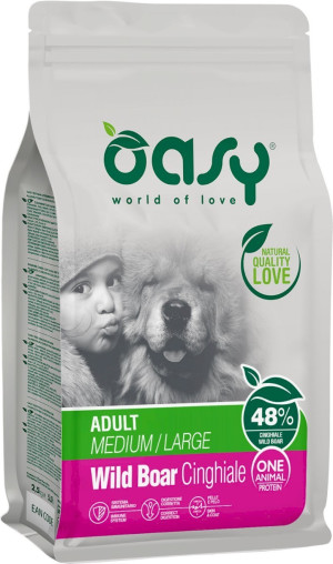 OASY Pies Adult M/L - Dzik 2,5 kg