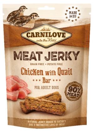 CARNILOVE JERKY Chicken with Quail Bar 100g