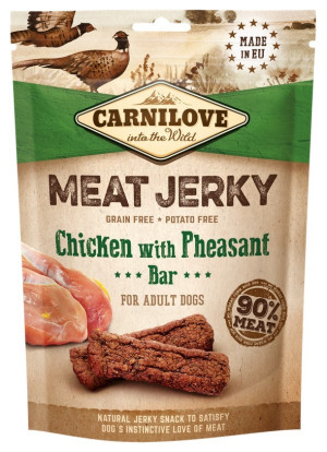 CARNILOVE JERKY Chicken with Pheasant Bar 100g