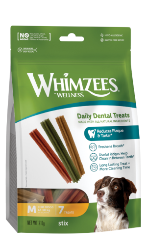 WHIMZEES Przysmak dentystyczny 1 Week Pack Stix M 7 szt.
