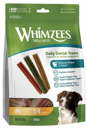 WHIMZEES Gryzaki dentystyczne Stix M 14 szt.
