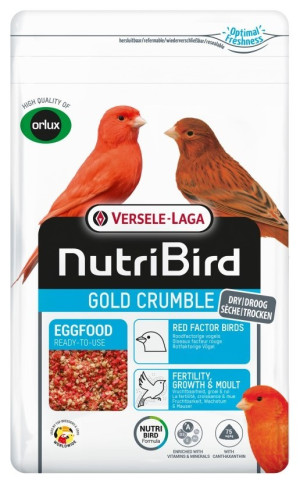 VERSELE-LAGA NutriBird Gold Patee Red Factor Birds - pokarm jajeczny dla czerwonych ptaków 5 kg