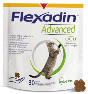 VETOQUINOL Flexadin Advanced Cat - 30 mięsnych kąsków dla kota