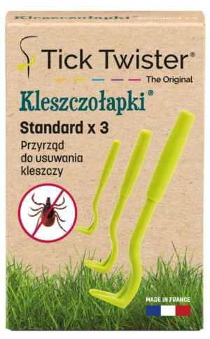 PORTICA Tick Twister Kleszczołapki Standard x3