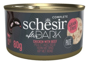 SCHESIR After Dark Filet Pasztet z kurczaka z wołowiną 80g (puszka)