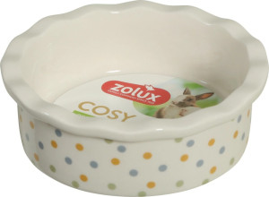 ZOLUX Miska Ceramiczna dla Gryzonia COSY - w groszki 100 ml