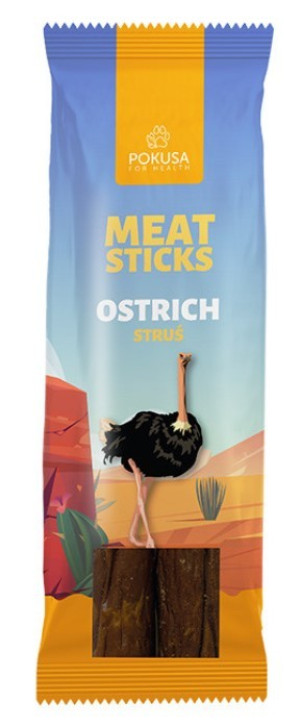 POKUSA Feel the Wild Meat Sticks struś 50g