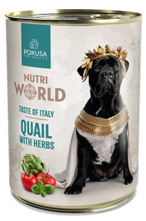 POKUSA NUTRI WORLD Taste of Italy Beef Quail with Herbs 400g