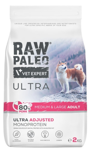 RAW PALEO Ultra Pork Medium and Large Adult 10 kg