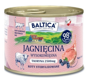 BALTICA PRZYSMAKI REGIONÓW Kot dorosły Jagnięcina 185g
