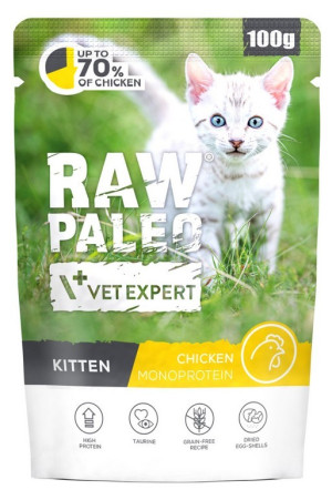 RAW PALEO Kitten Cat Chicken 100g