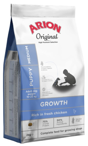 ARION Original Growth Chicken Puppy Medium Breeds 2 kg
