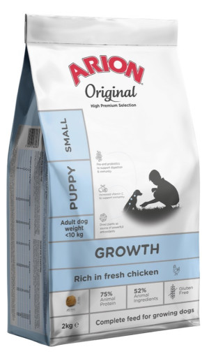 ARION Original Growth Puppy Small Breeds Chicken and Rice 7 kg