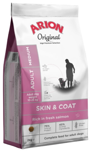 ARION Original Skin and Coat Medium Breeds - Salmon 2 kg