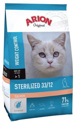 ARION Original Cat Sterilized Salmon 7,5kg