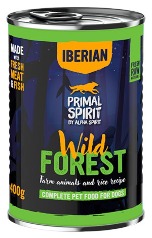 ALPHA SPIRIT Primal Spirit Iberian Wild Forest 400g (puszka)