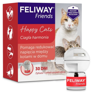 FELIWAY Feromony Friends dla kota - Komplet 48ml (wkład + dyfuzor)