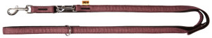 DINGO smycz "Scandi" przedłużana - fioletowa 2,0 x 220 cm