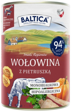 BALTICA SMAKI REGIONÓW Wołowina z pietruszką 400g