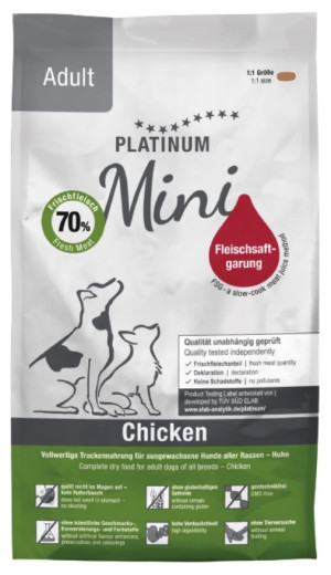 PLATINUM Adult Chicken MINI 900g