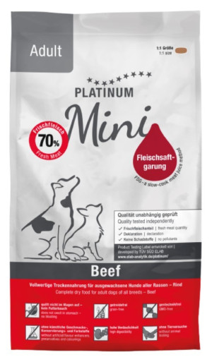 PLATINUM Adult Beef MINI 900g