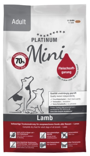 PLATINUM Adult Lamb MINI 900g