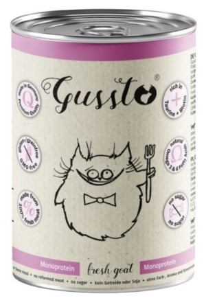 GUSSTO Cat - Fresh Goat (puszka) 200g