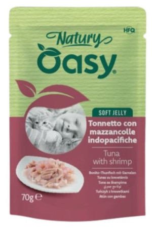 OASY Kot Tuńczyk z krewetkami (saszetka) 70g