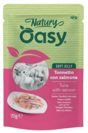 OASY Kot Tuńczyk z łososiem (saszetka) 70g