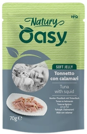 OASY Kot Tuńczyk z kalmarami (saszetka) 70g