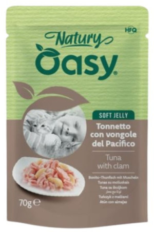 OASY Kot Tuńczyk z małżami (saszetka) 70g