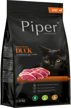 DOLINA NOTECI PIPER ze świeżą kaczką dla kota 3kg