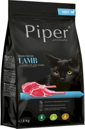DOLINA NOTECI PIPER ze świeżą jagnięciną dla kota 3kg