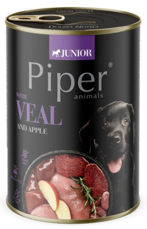 DOLINA NOTECI PIPER Junior z cielęciną i jabłkiem 400g