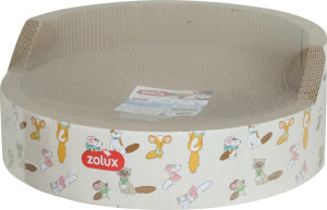 ZOLUX Drapka dla kota 2w1 CHATOUILLE okrągła z kocimiętką 39 x 39 x 15,5 cm