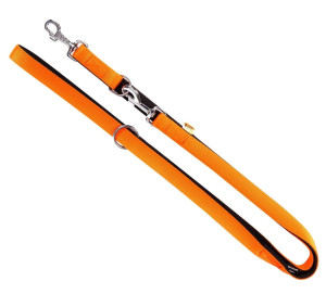 DINGO Smycz przedłużana Energy 1,2 x 120-220 cm - pomarańczowy
