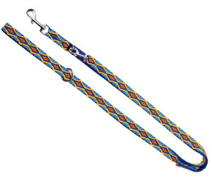 DINGO Smycz przedłużana Winnetou - niebieska 1cm x 120-220cm