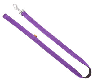 DINGO Smycz pojedyncza Extra Energy - fioletowa 1,6cm x 120cm