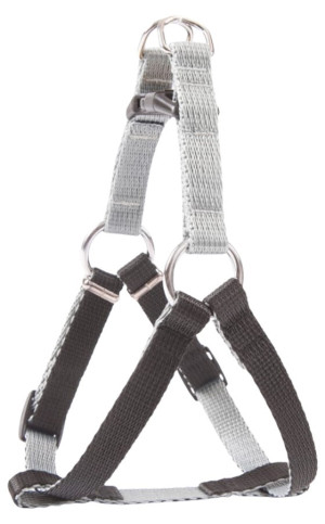 DINGO Szelki FRED Twilight Silver - czarne rozm. 70 (2cm)