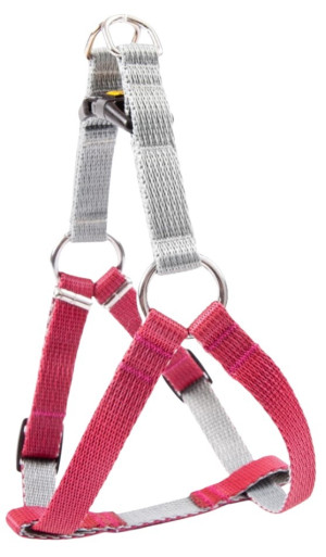 DINGO Szelki FRED Twilight Silver - bordowe rozm. 40 (1cm)