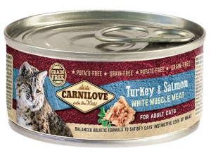 CARNILOVE Cat Turkey and Salmon 100g (puszka)