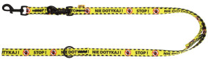 DINGO Smycz przepinana City - Nie Dotykaj 2,0 x 220 cm