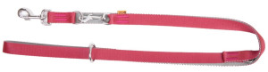 DINGO Smycz przedłużana Twilight Silver - bordowa 1cm x 220cm